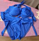 maillot de bain bleu