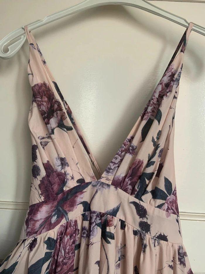 Robe Shein dos nu imprimé floral taille L (40/42) - photo numéro 2