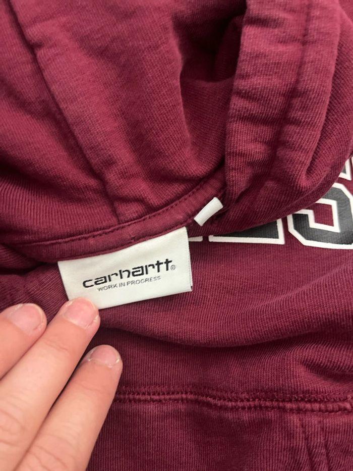 Sweat pull à capuche carhartt taille S - photo numéro 3