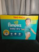 Couche Pampers Baby Dry Taille 6