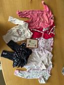 Lot 7 vêtements 3 mois bébé fille r1