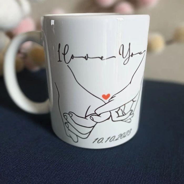 Mug personnalisé couple saint Valentin - photo numéro 1