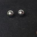 Boucles clous d’oreilles , boules argent