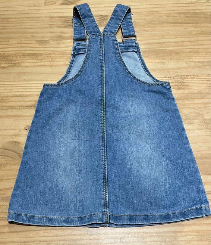 Robe salopette en jean - 3 ans - photo numéro 2