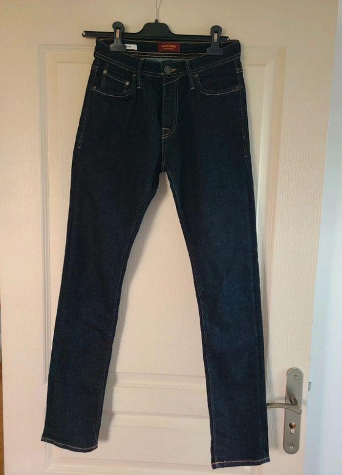 Jeans demim slim bleu w27 l32 jack & jones - photo numéro 1