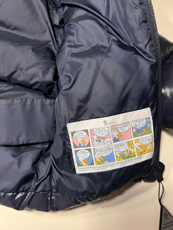 Doudoune Moncler K2 bleu nuit unisexe 9-12 mois - photo numéro 5