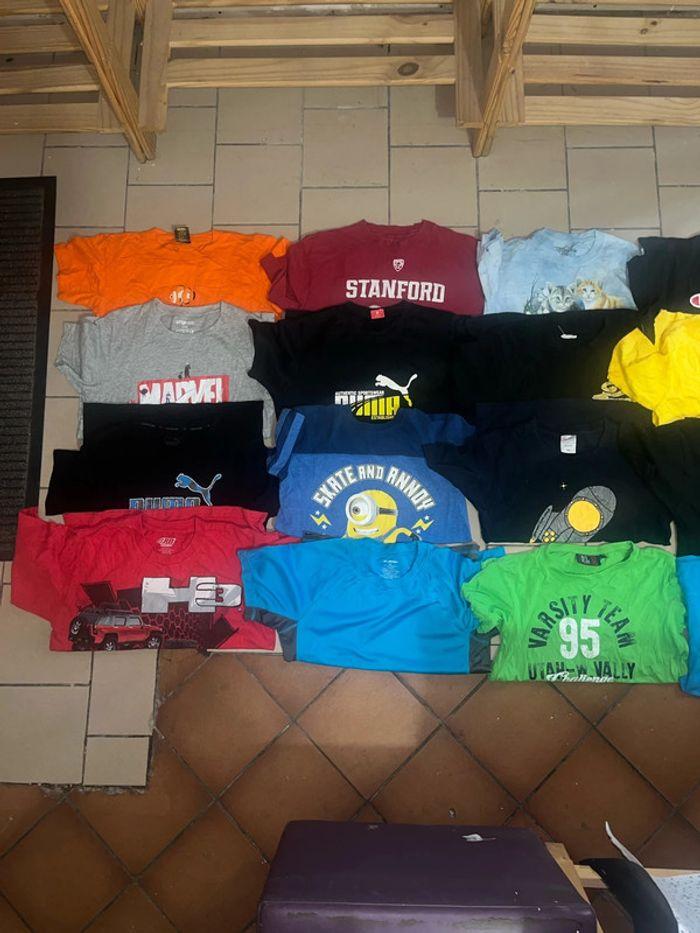 Lot A - 20 Tshirts 10/12 ans - photo numéro 2