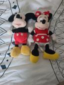 Peluche minnie et Mickey