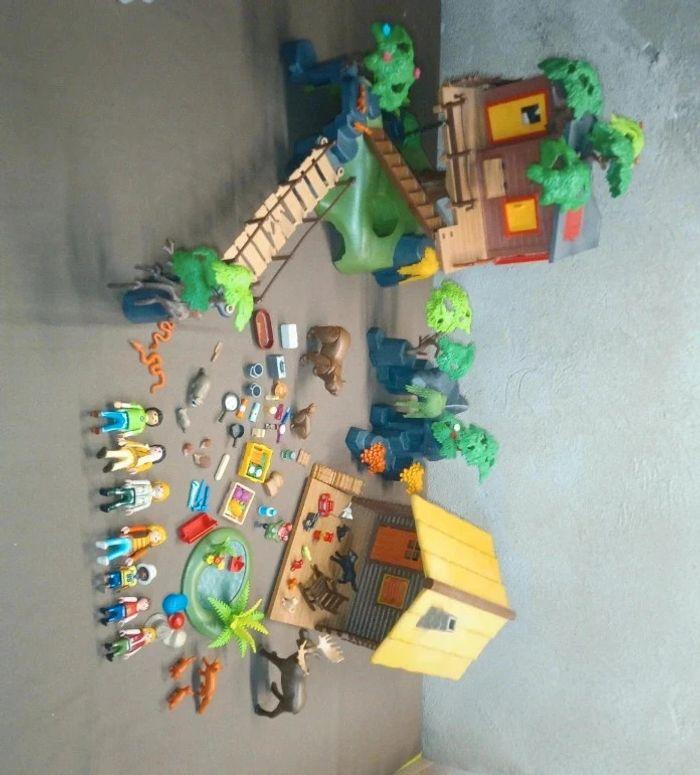 lot maison dans les arbres playmobil