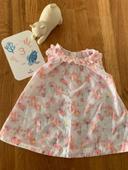 Robe à fleurs petit bateau 3 mois