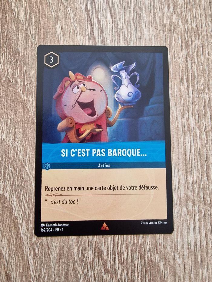 Carte Disney Lorcana si c'est pas baroque 162/204