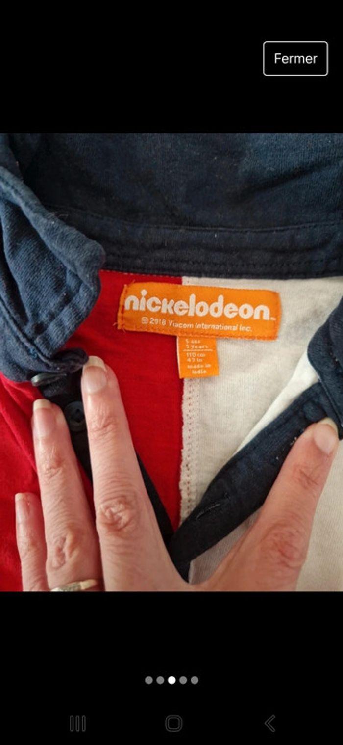 Polo manches longues nickelodeon 5 ans - photo numéro 3