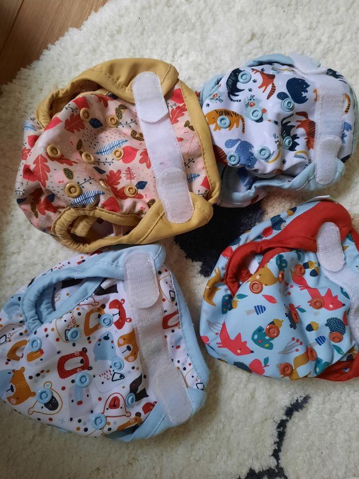 Lot 4 couches bum diapers Newborn, inserts et boosters - photo numéro 5