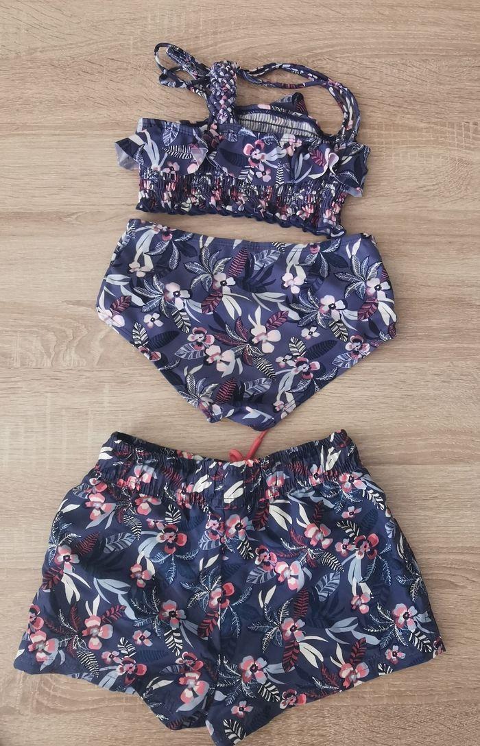 Maillot de bain Vertbaudet 3 pièces taille 6 ans - photo numéro 2