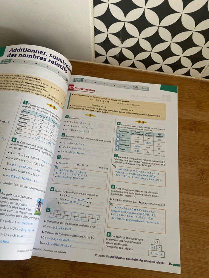 Cahier d’exercices Transmaths 5e version corrigée - photo numéro 3