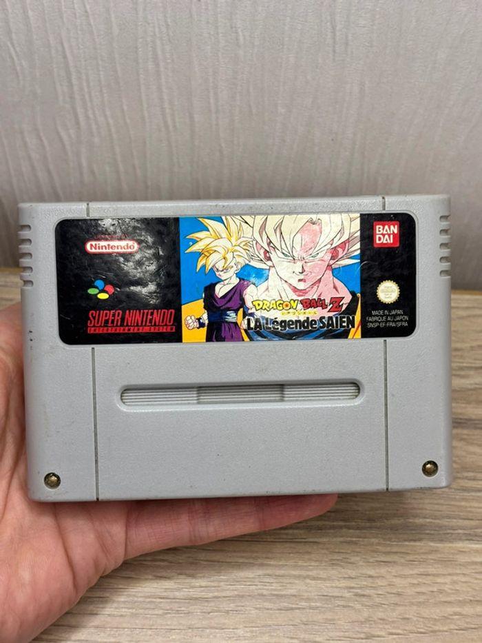 Jeux dragon ball z la légende saien super Nintendo SNES bandai japan - photo numéro 1