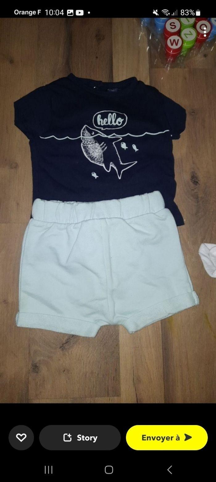 Ensemble short et t-shirt