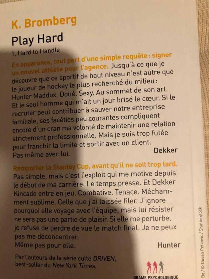 Livre play hard tome 1 hard to handèle - photo numéro 3