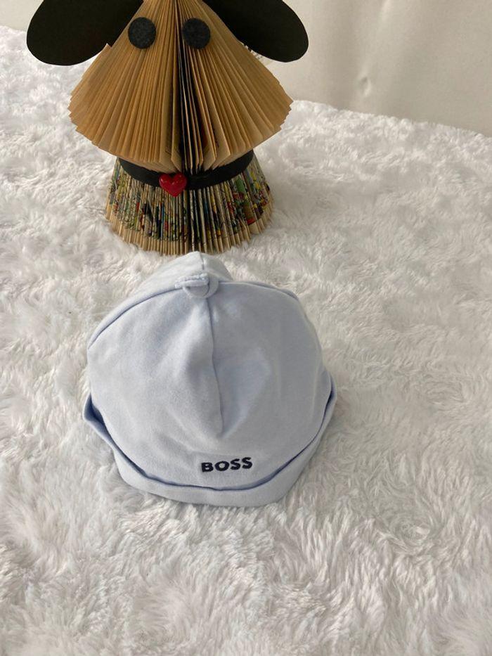 Bonnet chapeau Hugo Boss bleu ciel Taille 50 neuf - photo numéro 5