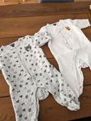 Lot de 2 pyjamas épais en coton Kiabi