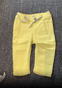 Pantalon jaune, IKKS, 6 mois en très bon état