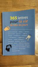 Livre 365 lettres pour la vie de tous les jours