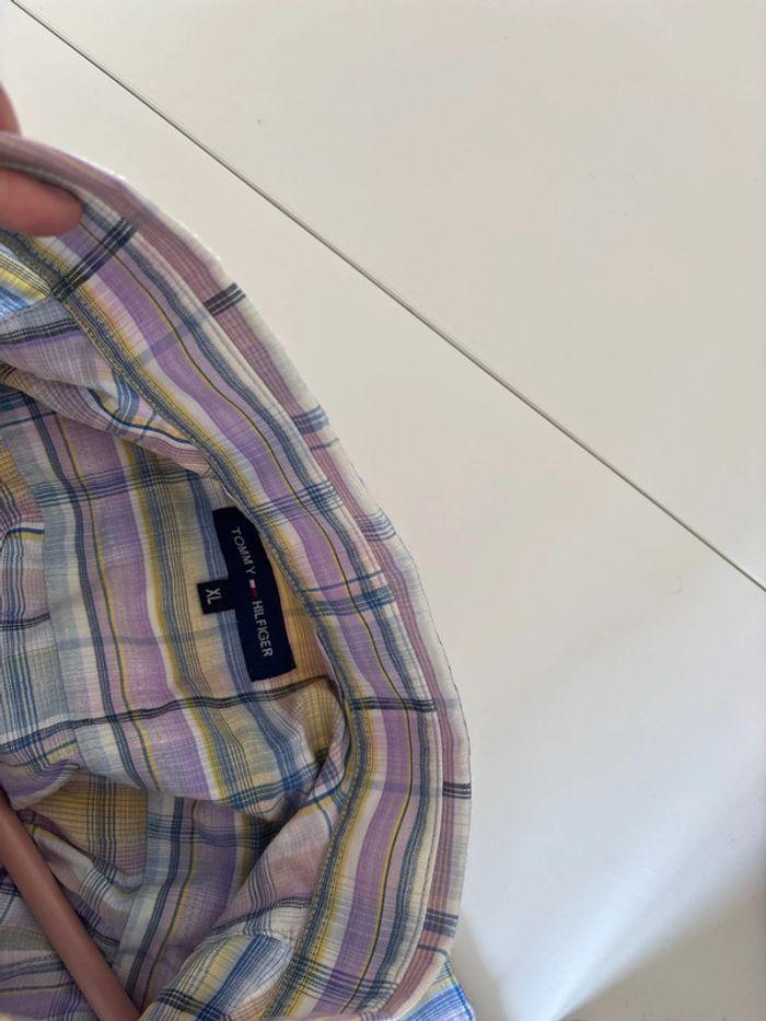 Chemise à carreaux vintage Tommy Hilfiger XL - photo numéro 4