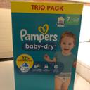 Pampers trio pack taille 7