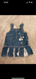 Robe en jean bébé