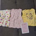 Lot de 3 pyjamas 3 mois 1 velours + 2 été