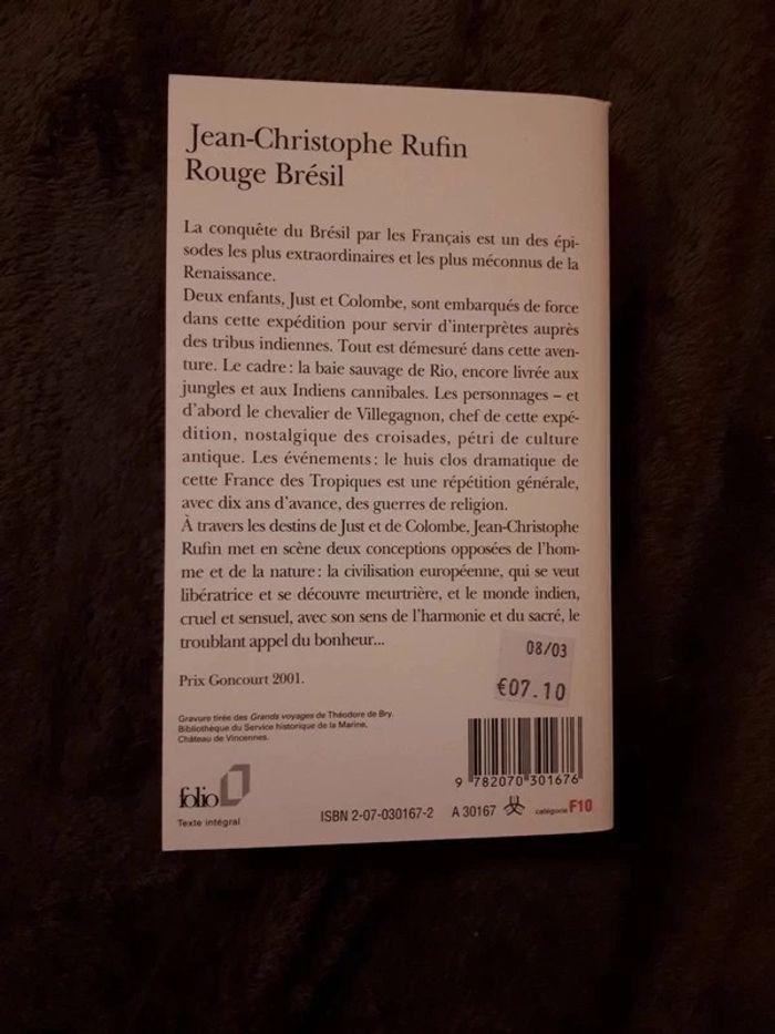 Livre de poche Rouge Brésil (Jean-Chistophe Ruffin) - photo numéro 3