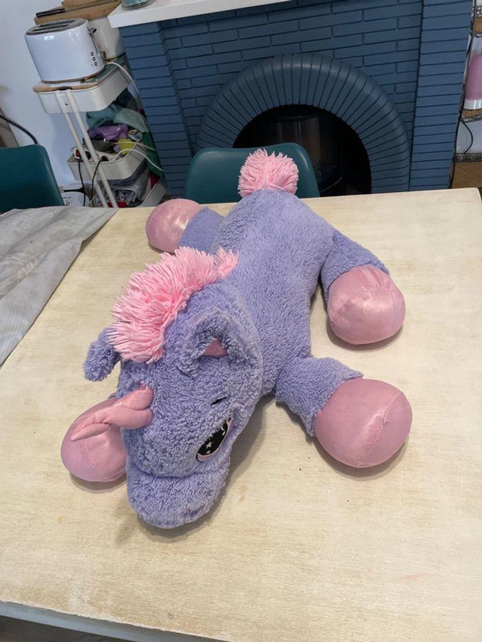 Grande Peluche licorne 80cm - photo numéro 3