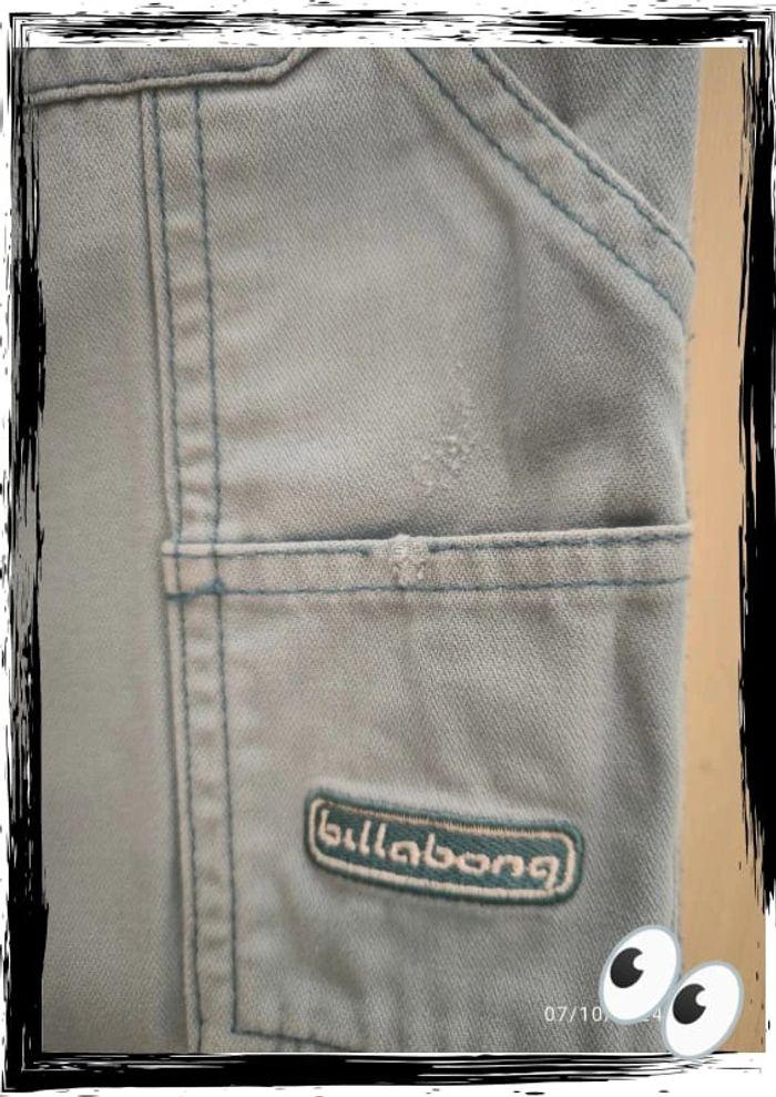 Pantalon large bleu clair Billabong taille 38 - photo numéro 5