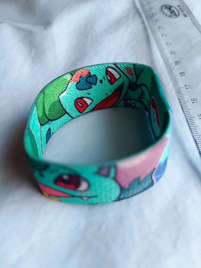 Bracelet manche pokémon bulbasaur kawaii élastique - photo numéro 3