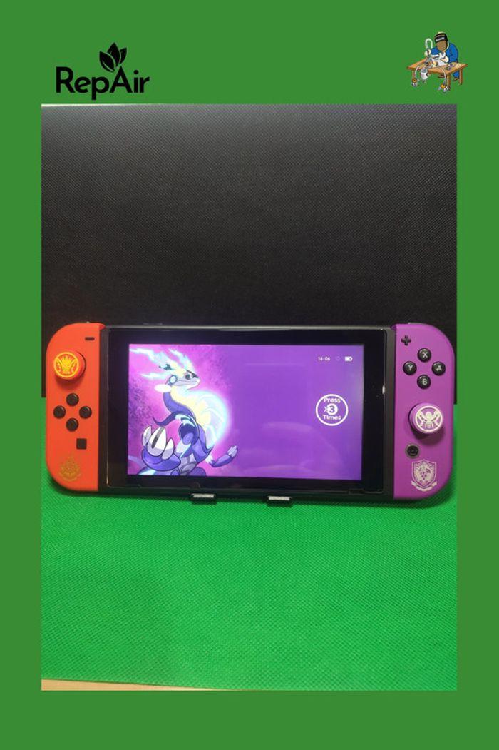 Console Nintendo Switch custom pucée avec coques Pokémon - photo numéro 1