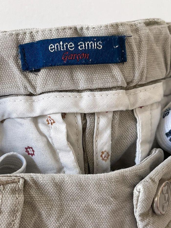 Pantalon beige taille 2 ans de marque « entre amis garçon » - photo numéro 3