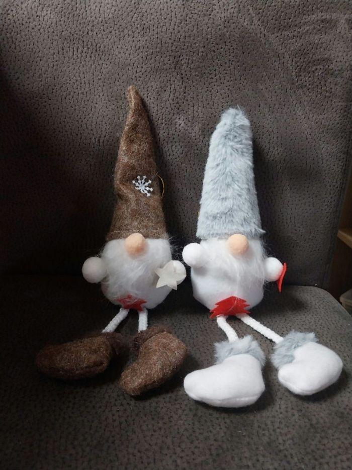 Lot de 2 petits gnomes de Noël neufs - photo numéro 8