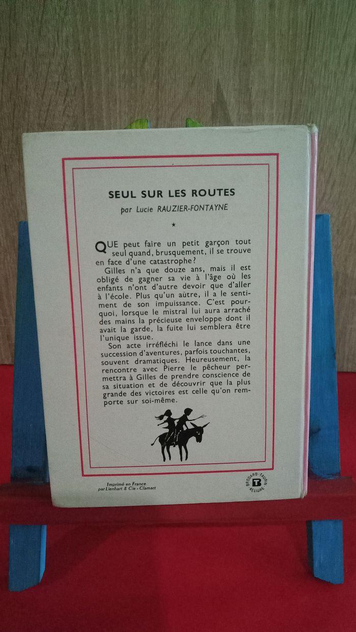 Seul sur les routes par L.Rauzier-Fontayne, n° 119, 1962, bibliothèque rose - photo numéro 2