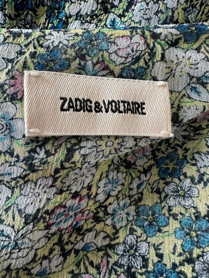 Robe Zadig et Voltaire Betty mousseline liberty T:M - photo numéro 7