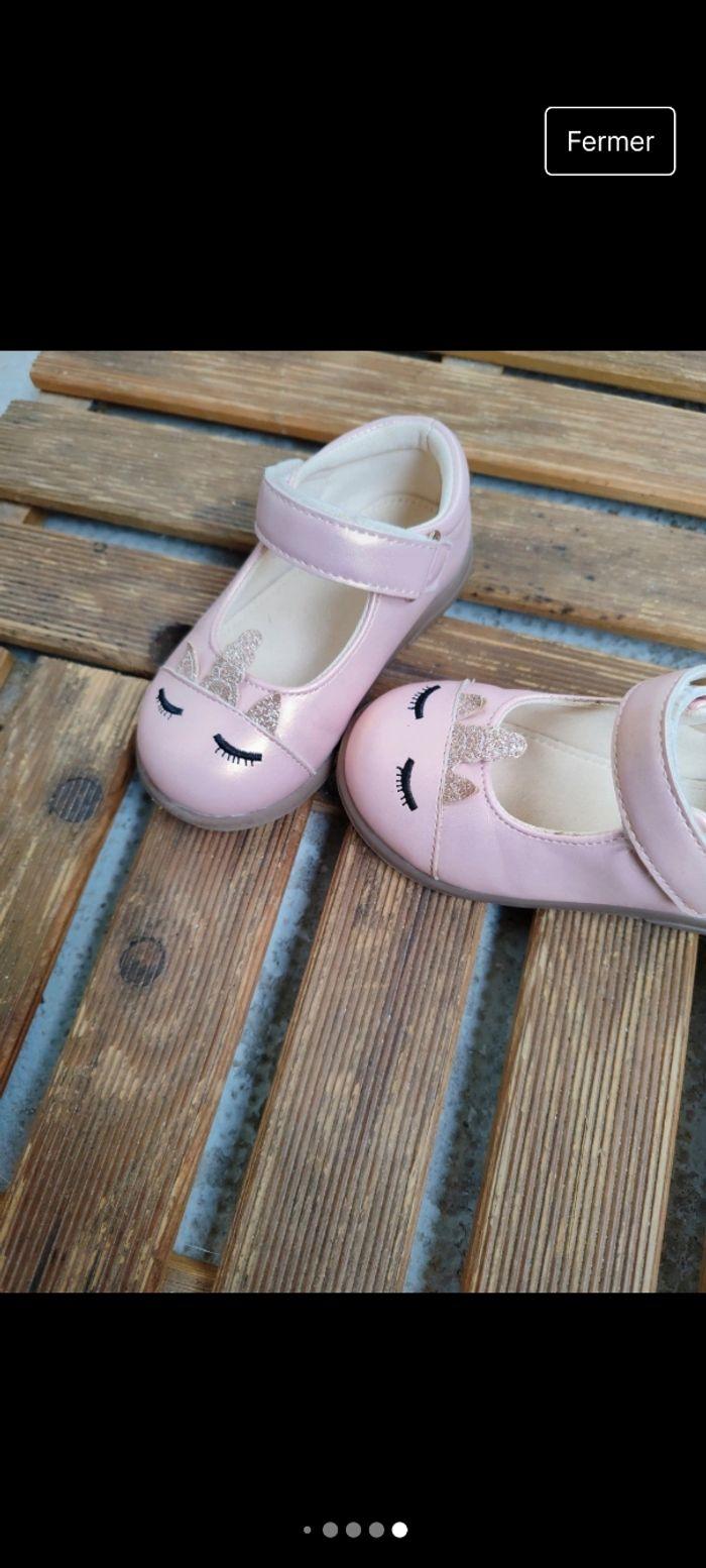 Chaussures petite fille style ballerine - photo numéro 2