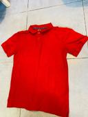 Polo rouge homme