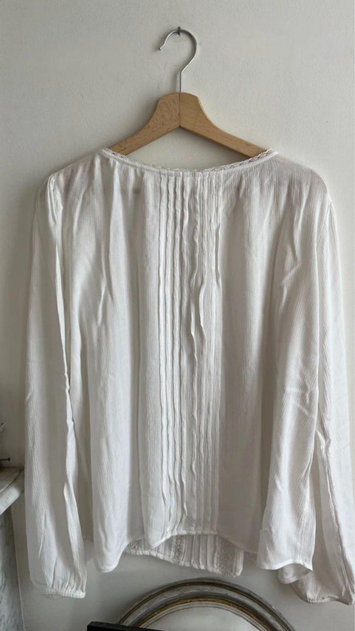 Blouse blanche Gap broderie - photo numéro 2