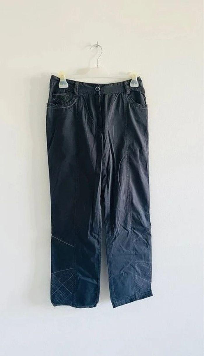 Pantalon en toile gris Jac Jac - photo numéro 1