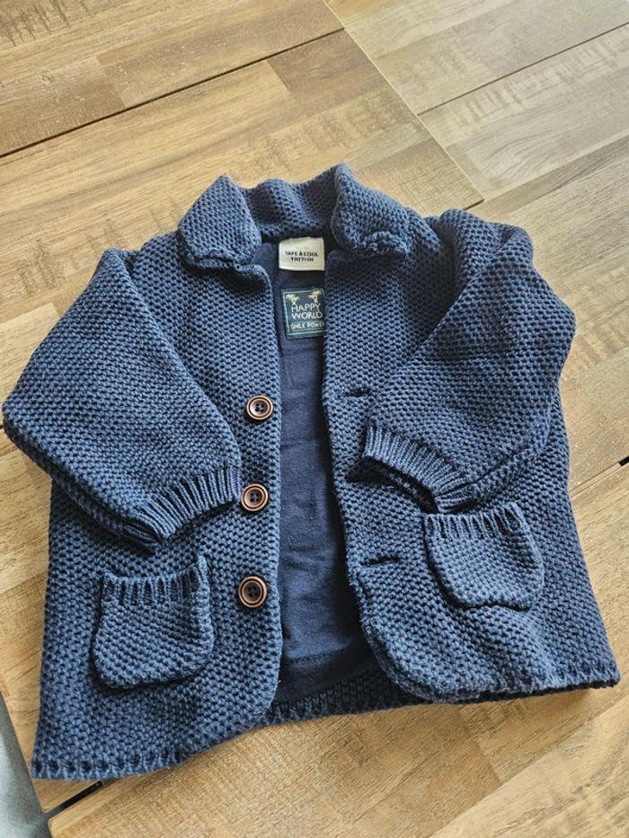 Gilet bleu marine