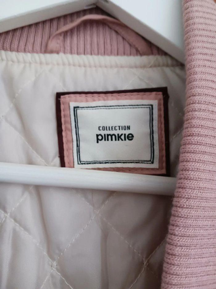 Bomber pimkie rose femme taille L 40 veste blouson - photo numéro 2