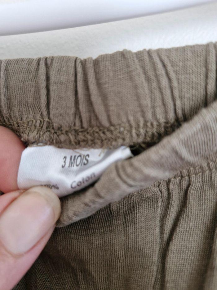 Short bébé garçon Kaki 3 mois Sans Marque - photo numéro 2