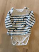 Body Tee shirt Petit Bateau 3 mois