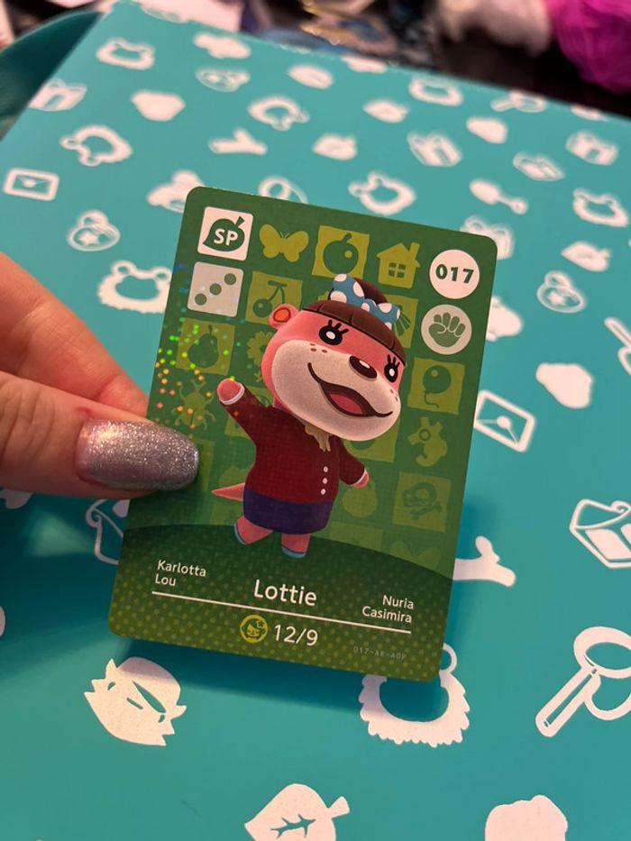 Carte Amiibo Animal Crossing - Série 1 - 017 - Lou - photo numéro 1