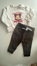 Disney Baby ensemble pull + jogging 12mois