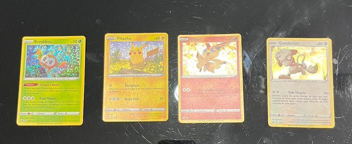 4 cartes Pokémon